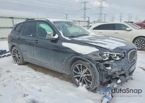 2020 BMW X3 xDrivem40I z USA, uszkodzony, nr VIN 5UXTY9C03L9D53114